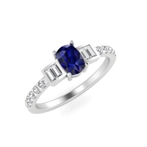 White gold ring